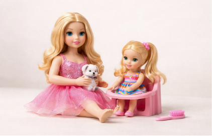 Role play dolls and pretend play toy category